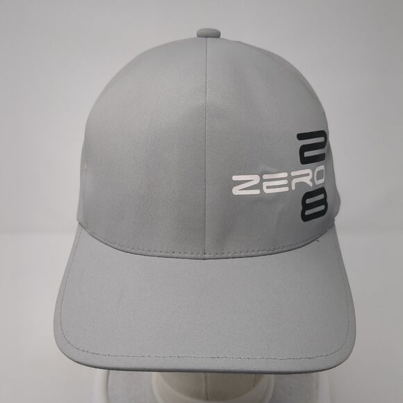 Zero 28 Fitted Hat Gray L/XL Flexfit Delta Solid 6 Panel Port Authority - Picture 2 of 8